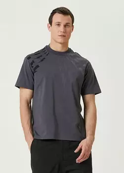 Футболка с логотипом Neil Barrett, серый