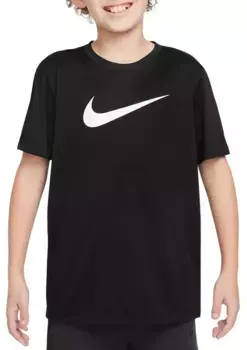 Футболка с логотипом Nike для мальчиков Legend Dri-FIT, черный