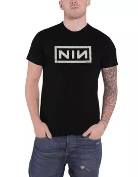футболка с логотипом Nine Inch Nails, черный