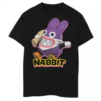 Футболка с логотипом Nintendo Super Mario Nabbit для мальчиков 8–20 лет Licensed Character