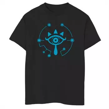 Футболка с логотипом Nintendo Zelda Breath of Wild Sheikah для мальчиков 8–20 лет Licensed Character