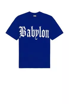 Футболка с логотипом oe Babylon, синий