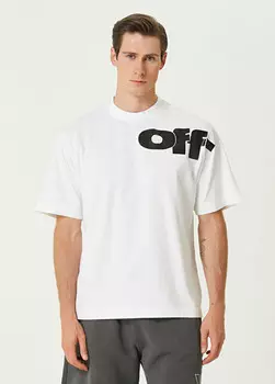 Футболка с логотипом Off-White, белый