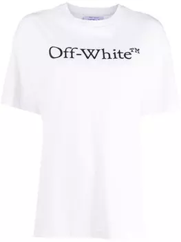 Футболка с логотипом Off-White, белый