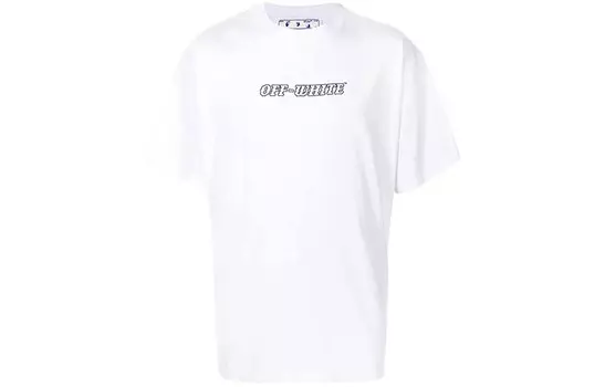 Футболка с логотипом Off-White, белый