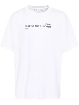 Футболка с логотипом Off-White, белый