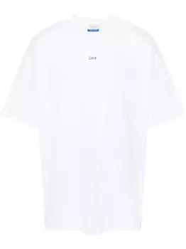 Футболка с логотипом OFF-WHITE, белый