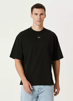 Футболка с логотипом Off-White, черный