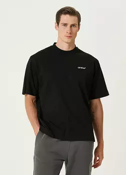 Футболка с логотипом Off-White, черный