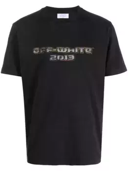 Футболка с логотипом OFF-WHITE, черный