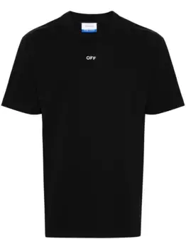 Футболка с логотипом OFF-WHITE, черный