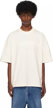 Футболка с логотипом Off-White Jil Sander, Porcelain