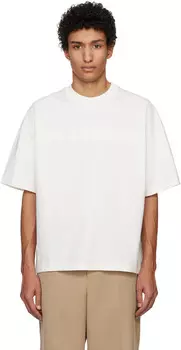 Футболка с логотипом Off-White Jil Sander, Porcelain