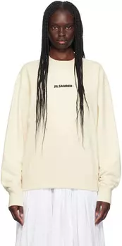 Футболка с логотипом Off-White от Jil Ander Jil Sander, Dune