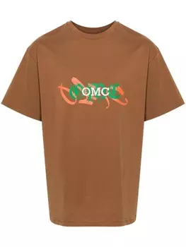 Футболка с логотипом Omc, коричневый