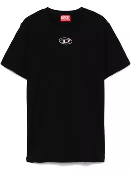 Футболка с логотипом Oval D Diesel, черный