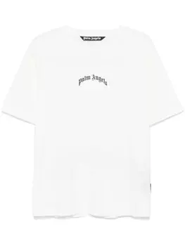 Футболка с логотипом Palm Angels, белый