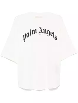 Футболка с логотипом Palm Angels, белый