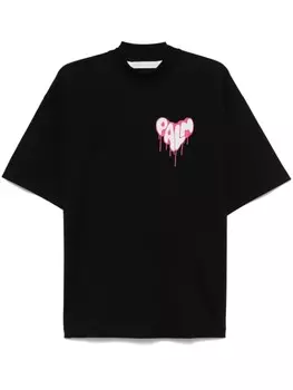 Футболка с логотипом Palm Angels, черный