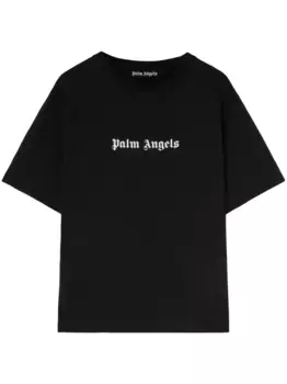 Футболка с логотипом PALM ANGELS, черный