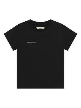 Футболка с логотипом Pangaia Kids, черный