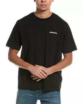 Футболка с логотипом Patagonia, черный