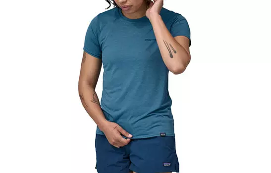 Футболка с логотипом Patagonia, Pink Orange/BTEX