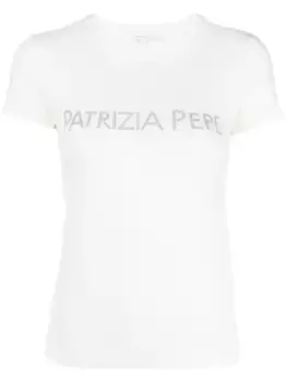 Футболка с логотипом Patrizia Pepe, белый