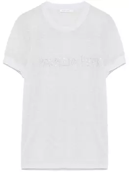 Футболка с логотипом Patrizia Pepe, серый