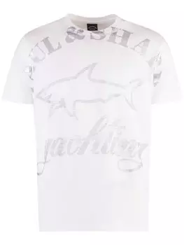Футболка с логотипом Paul & Shark, белый