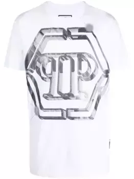Футболка с логотипом Philipp Plein, белый