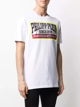 Футболка с логотипом Philipp Plein, белый