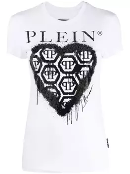 Футболка с логотипом Philipp Plein, белый