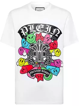 Футболка с логотипом Philipp Plein, белый