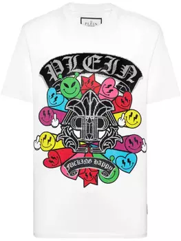 Футболка с логотипом Philipp Plein, белый