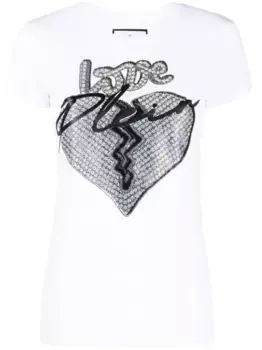 Футболка с логотипом Philipp Plein, белый
