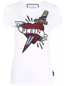 Футболка с логотипом Philipp Plein, белый
