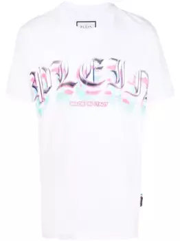 Футболка с логотипом Philipp Plein, белый