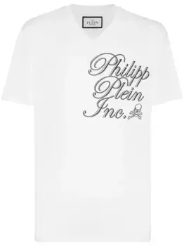 Футболка с логотипом Philipp Plein, белый