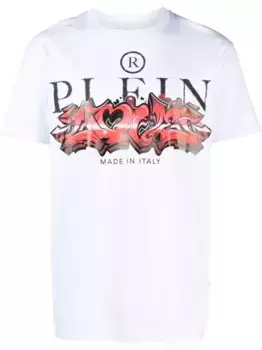 Футболка с логотипом Philipp Plein, белый