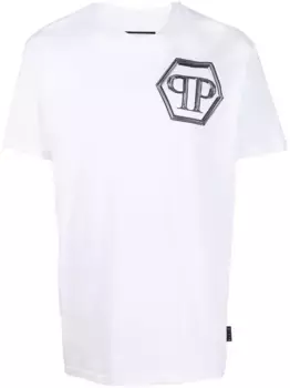 Футболка с логотипом Philipp Plein, белый
