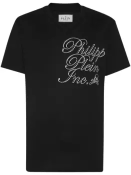 Футболка с логотипом Philipp Plein, черный