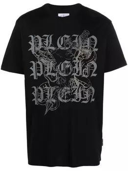 Футболка с логотипом Philipp Plein, черный