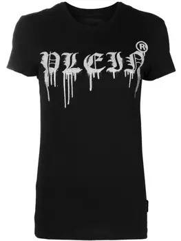 Футболка с логотипом Philipp Plein, черный