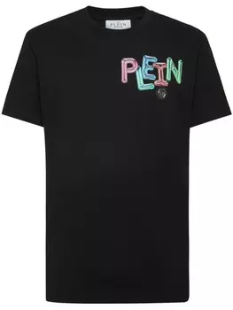 Футболка с логотипом Philipp Plein, черный