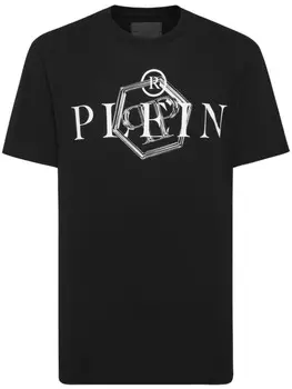 Футболка с логотипом Philipp Plein, черный