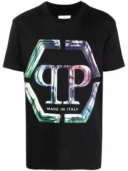 Футболка с логотипом Philipp Plein, черный