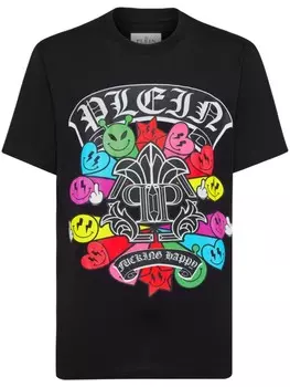 Футболка с логотипом Philipp Plein, черный