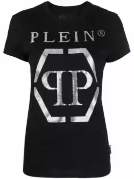 Футболка с логотипом Philipp Plein, черный