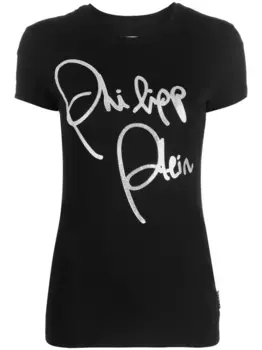 Футболка с логотипом Philipp Plein, черный